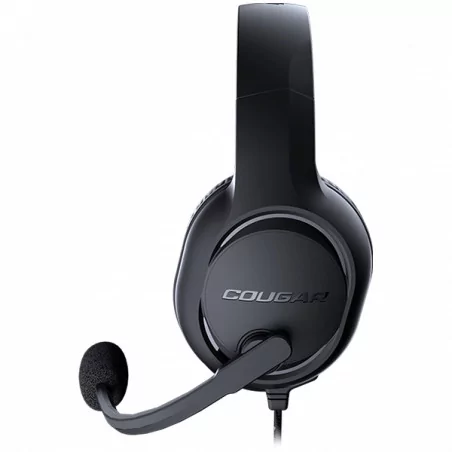 COUGAR HX330 Gaming Headset, 50mm Complex PEK Diaphragm drivers, 3.5mm Jack connections, 270g Light-Weight Comfort, 9.7mm Noise 