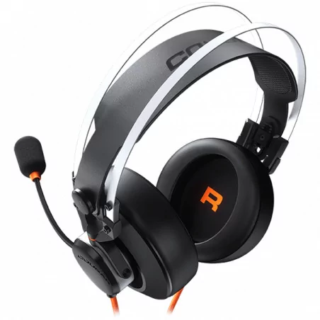 COUGAR VM410 Tournament, 53mm Graphene Diaphragm Drivers, 9.7mm Noise Cancellation Microphone, Volume Control and Microphone Swi