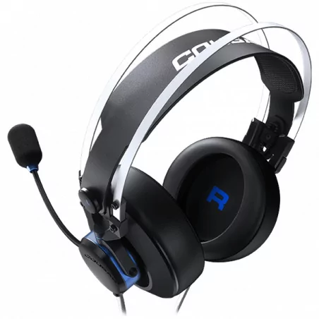 COUGAR VM410 PS, 53mm Graphene Diaphragm Drivers, 9.7mm Noise Cancellation Microphone, Volume Control and Microphone Switch Cont