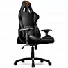 COUGAR Armor Gaming Chair Black, Piston Lift Height Adjustment,180º Reclining,Adjustable Tilting Resistance,3D Adjustable Arm Re