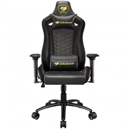 COUGAR OUTRIDER S ROYAL, Gaming Chair, Body-embracing High Back Design, Premium PVC Leather, Head and Lumbar Pillow, 180º Reclin