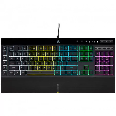 Corsair gaming keyboard K55 RGB PRO, 5Z RGB, Rubber Dome - 1