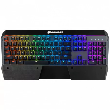 COUGAR ATTACK X3 - Iron Gray - Red Cherry MX RGB Mechanical Gaming Keyboard,N-key rollover (USB mode support),Full key backligh