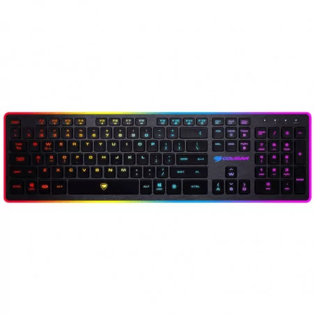 COUGAR VANTAR Scissor Gaming Keyboard, 19-Key Rollover, USB plug,Dimensions:132(L) X 445(W) X 20(H)mm,5.20(L) x 17.52(W) x 0.79(