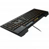 COUGAR Aurora Gaming Keyboard, Membrane switches,8 Color backlight, 19 Anti-ghosting keys,Carbonlike Surface,Weight 750g, 180(L)