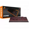COUGAR Core, Hybrid Mechanical Gaming Keyboard (20 Million Keystrokes), 8 backlight effects, 19 Anti-ghosting keys, 140(L) X 448