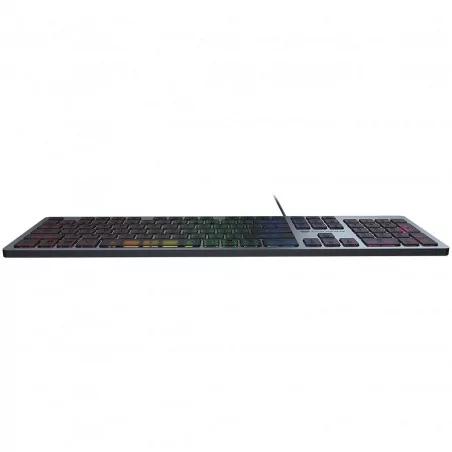 COUGAR VANTAR AX Scissor Gaming Keyboard, Scissor switches, 19-Key Rollover, USB plug, RGB light effects, CNC Unibody Aluminum F