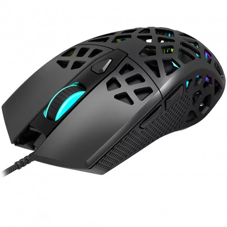 Puncher GM-20 High-end Gaming Mouse with 7 programmable buttons, Pixart 3360 optical sensor, 6 levels of DPI and up to 12000, 10