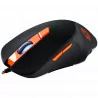 Wired Gaming Mouse with 6 programmable buttons, Pixart optical sensor, 4 levels of DPI and up to 3200, 5 million times key life,