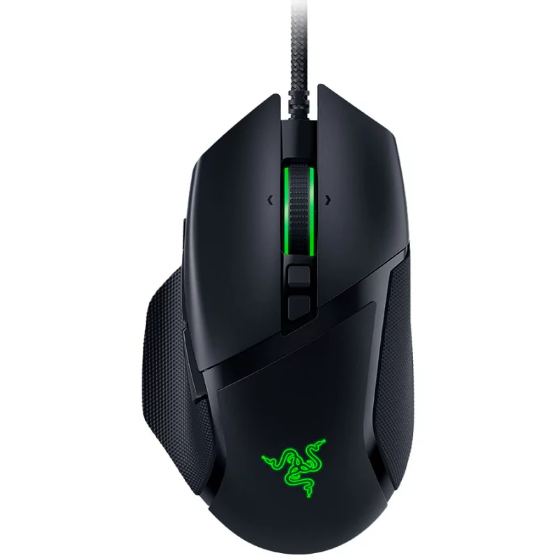 Razer Basilisk V3, 2nd-gen Razer Optical Mouse Switch rated for 70 million clicks, Optical Sensor - 26,000 DPI, 4-way Razer Hype