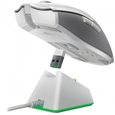 Razer Viper Ultimate - Mercury, Hyperspeed Wireless technology, True 20,000 DPI Focus+ optical sensor, 50 G acceleration, Razer 