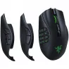Razer Naga Pro Wireless Gaming Mouse, Up to 150 Hours battery life, Razer Chroma RGB, Optical sensor, 20,000 DPI, Speedflex Cabl