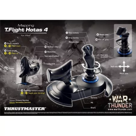 Joystick Thrustmaster T.Flight Hotas 4 for PC/ PS4, Black - 4