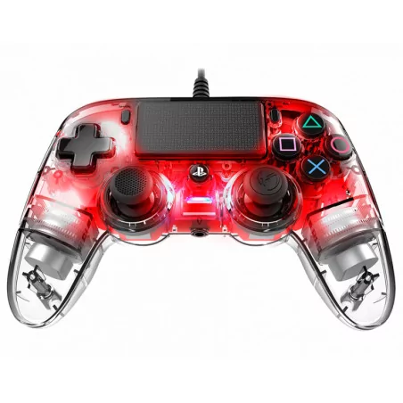 Wired Gamepad Nacon Wired Illuminated Compact Controller Red - 2