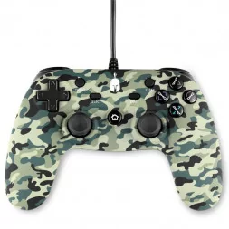 Жичен геймпад Spartan Gear Oplon, за PC и PS3, Green Camo