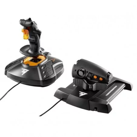 Жичен джойстик Thrustmaster T.16000M FCS HOT, авиосимулатор за PC, Черен - 3