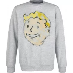 Sweatshirt Fallout, Vault Boy Vintage, Gaya Entertainment, L