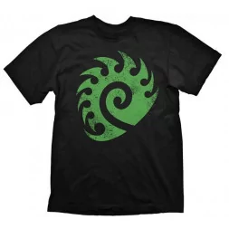 T-Shirt Starcraft II, Zerg Logo Vintage, Gaya Entertainment, S