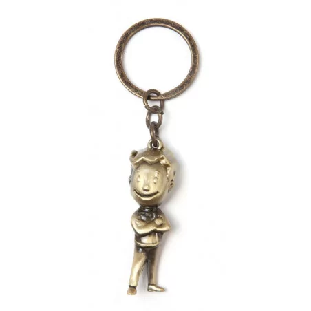 Fallout - Golden Vault Boy 3D Metal Keychain, Bioworld - 1