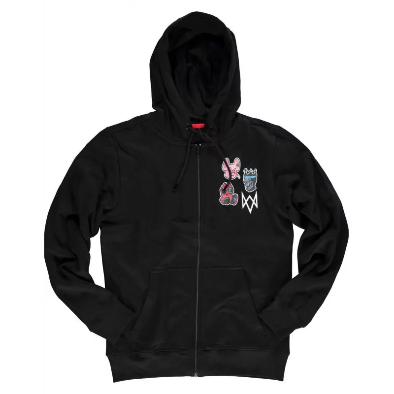 Watch Dogs: Legion - Men's Zipper Hoodie - S - 1 Watch Dogs: Legion - Men's Zipper Hoodie - S - 1