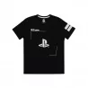 Тениска Bioworld Difuzed Sony Playstation, Черна с бяло лого, Мъжка, L - 1