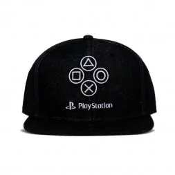 Шапка Playstation - Denim Symbols - Snapback