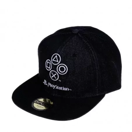 Шапка Playstation - Denim Symbols - Snapback - 3