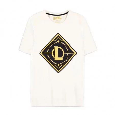 Тениска Bioworld Difuzed League of Legends, Gold Logo, Мъжка, XL - 1