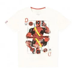 Тениска Bioworld Difuzed Deadpool - Card White T-Shirt, Size S