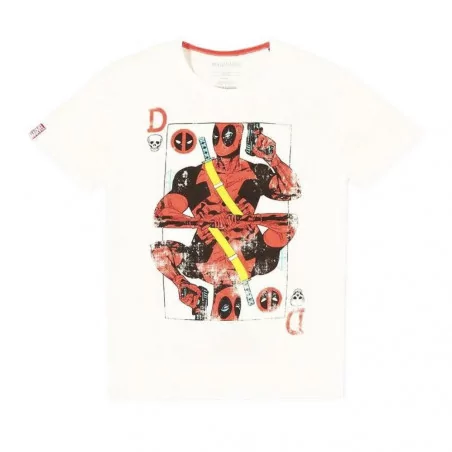 Тениска Bioworld Difuzed Deadpool - Card White T-Shirt, Size S - 1