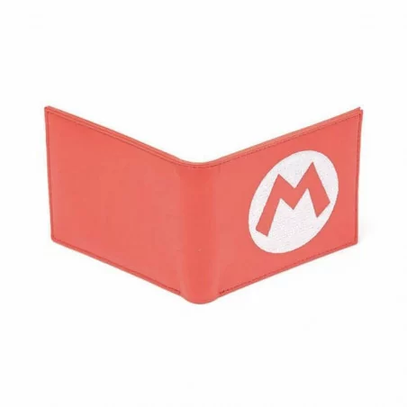 Портфейл BIOWORLD Nintendo - Super Mario Red Bifold Wallet with Symbol Embroidery - 2