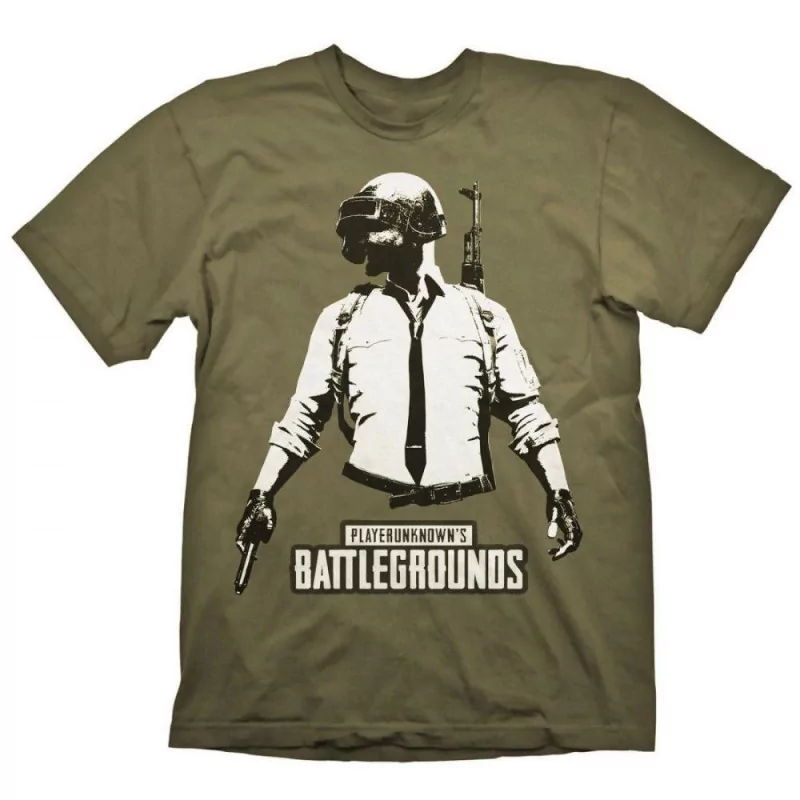 Тениска PUBG T-Shirt Stencil Guy, Size S - 1 Тениска PUBG T-Shirt Stencil Guy, Size S - 1
