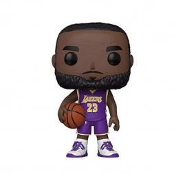 Funko POP! Basketball NBA: Los Angeles Lakers - LeBron James (Purple Jursey) 98, 10&quot
