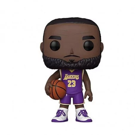 Funko POP! Basketball NBA: Los Angeles Lakers - LeBron James (Purple Jursey) 98, 10&quot - 1