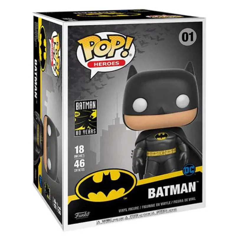 Фигурка Funko POP! Mega: Heroes DC - Batman - 80 Years 18" 01 - 1 Фигурка Funko POP! Mega: Heroes DC - Batman - 80 Years 18" 01 - 1