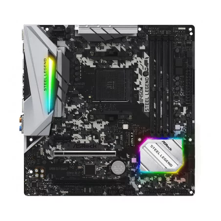 Дънна платка ASROCK B450M Steel Legend - 1