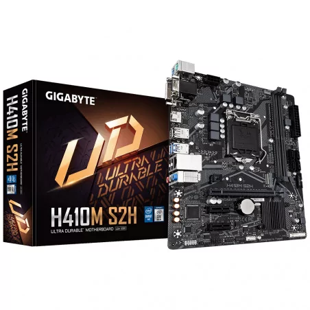 Дънна платка GIGABYTE H410M-S2H V3 1.0, Socket 1200 (400 Series), 2 x DDR4 - 1