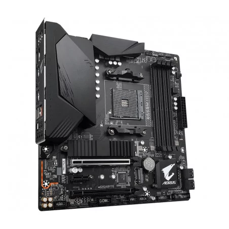 Дънна платка GIGABYTE B550M AORUS PRO-P Socket AM4, 4 x DDR4, RGB Fusion 2.0 - 2