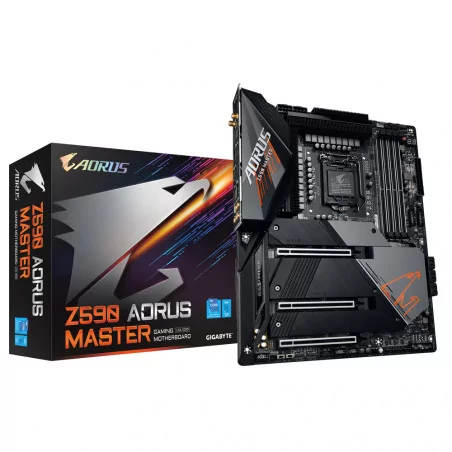 Дънна платка GIGABYTE Z590 AORUS MASTER socket 1200 Wi-Fi 6E, RGB Fusion 2.0 - 5