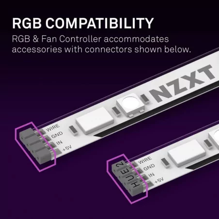 Контролер за Вентилатор NZXT RGB & Fan Controller AC-2RGBC-B1 - 7