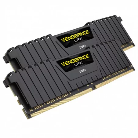 Corsair 16GB (2 x 8GB) DDR4 DRAM 3200MHz C16-18-18-36 Vengeance LPX Memory Kit - Black - 1