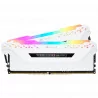 Corsair DDR4, 3600MHz 16GB 2x8GB DIMM, Unbuffered, 18-22-22-42, XMP 2.0, VENGEANCE RGB PRO White Heatspreader, RGB LED, 1.35V - 