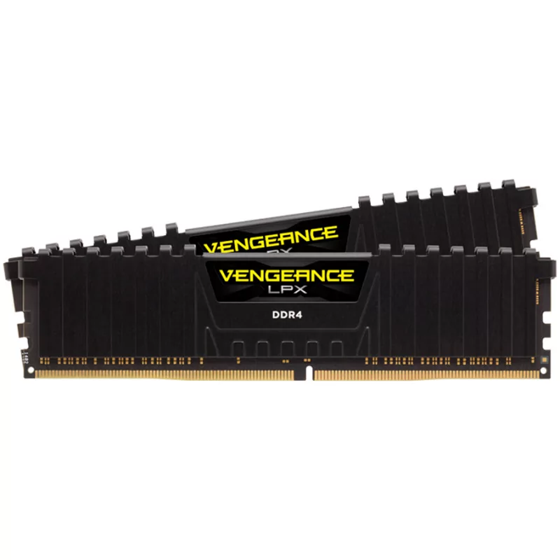 Corsair DDR4, 3600MHz 32GB 2x16GB DIMM, Unbuffered, 18-22-22-42, XMP 2.0 Vengeance LPX Black, 1.35V - 1