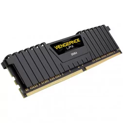 DDR4, 3000MHz 16GB 1 x 288 DIMM, Unbuffered, 16-20-20-38, Vengeance LPX Black Heat spreader, 1.35V, XMP 2.0, Supports 6th Intel®