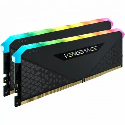 Corsair DDR4, 3600MHz 32GB 2x16GB DIMM, Unbuffered, 18-22-22-42, XMP 2.0, VENGEANCE RGB RS Heatspreader, RGB LED, 1.35V, for AMD