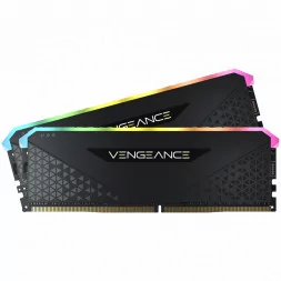 Corsair DDR4, 3600MHz 16GB 2x8GB DIMM, Unbuffered, 18-22-22-42, XMP 2.0, VENGEANCE RGB RS Heatspreader, RGB LED, 1.35V, for AMD 