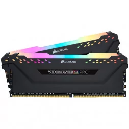 Corsair DDR4, 3200MHz 32GB 2x16GB Dimm, Unbuffered, 16-20-20-38, XMP 2.0, Vengeance RGB Pro SL Black Heatspreader, RGB LED, Blac