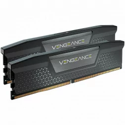 Corsair DDR5, 5200MT/s 64GB 2x32GB DIMM, Unbuffered, 40-40-40-77, Std PMIC, XMP 3.0, VENGEANCE DDR5 Black Heatspreader, Black PC