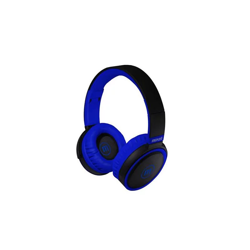 Слушалки с микрофон MAXELL B52, черно и синьо - 1