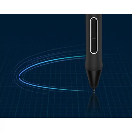 Графичен таблет HUION Inspiroy Keydial KD200, USB-C, Bluetooth, Metal Grey - 10